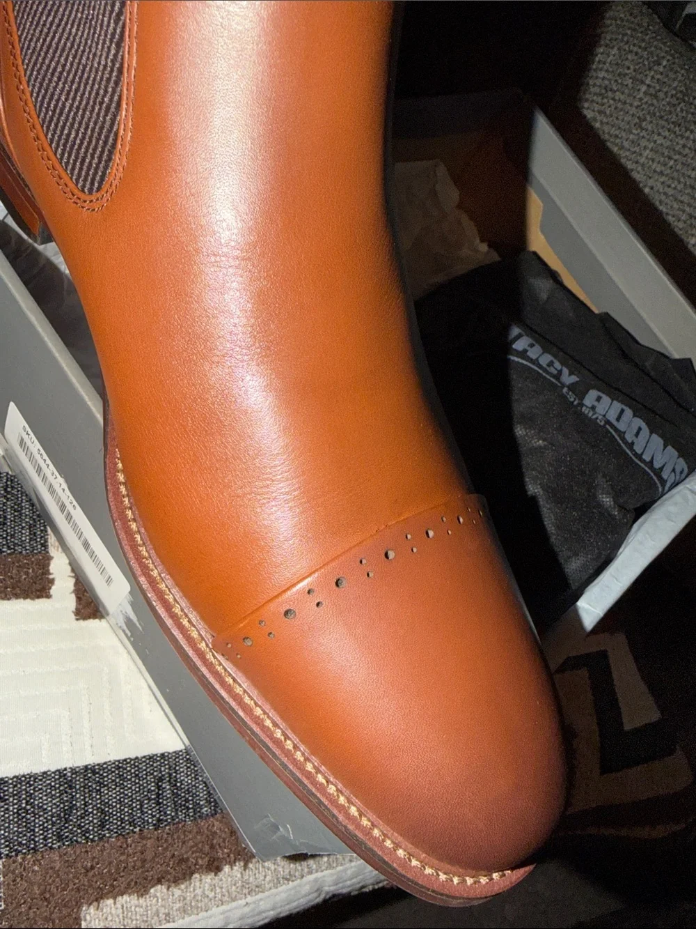 New Stacy Adams Maury Men's Cap Toe Chelsea Boots‎